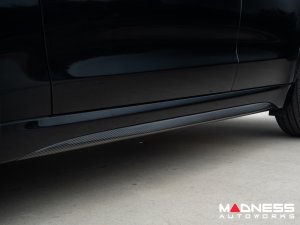 Alfa Romeo Stelvio Quadrifoglio Side Skirt Trim Kit - Carbon Fiber